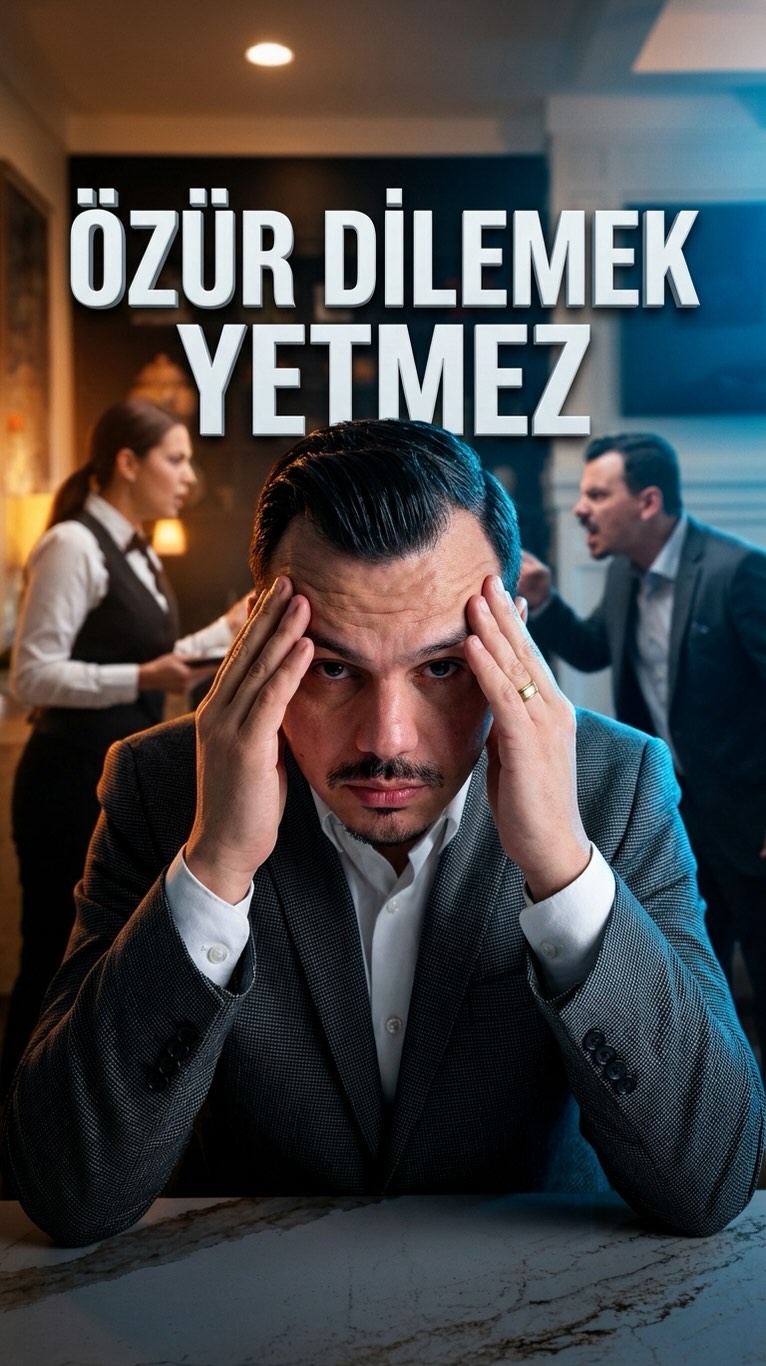 Sadece Özür Dileyerek Problemi Çözemezsiniz