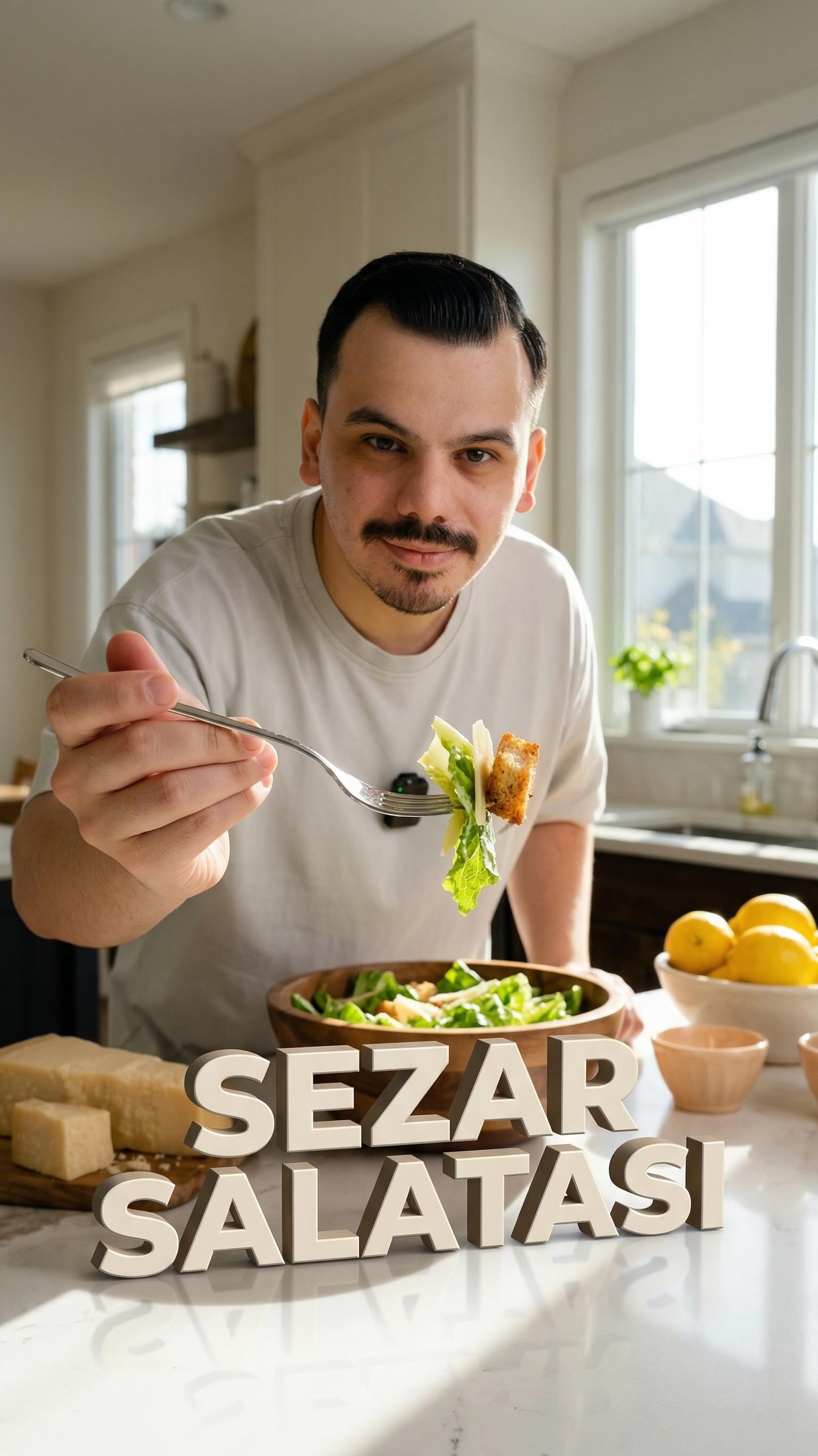 Ev Yapımı Sezar Salatası: Sos Sırrı