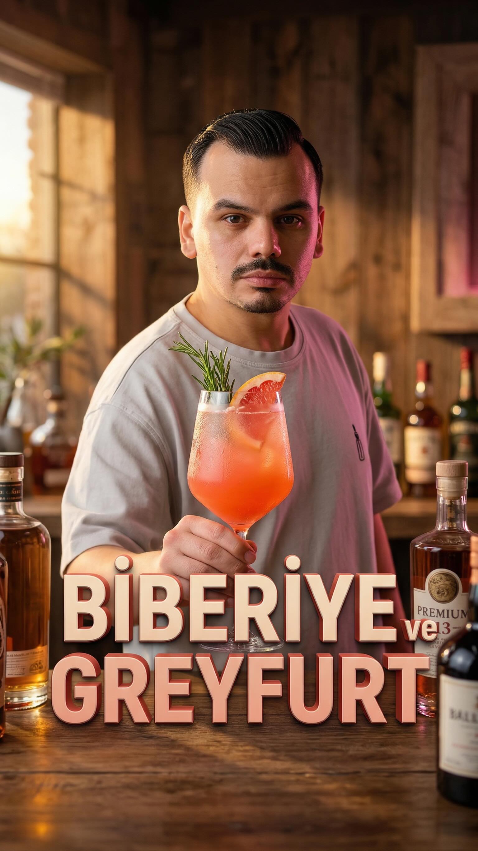Biber ve Greyfurtlu Tequila Kokteyли