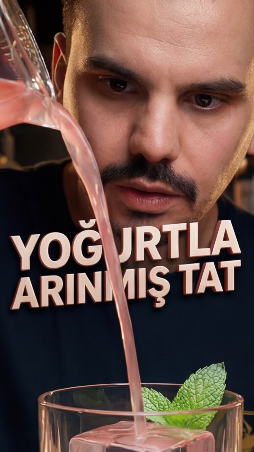 Fesleğenli Yoğurtlu Cin Kokteyли