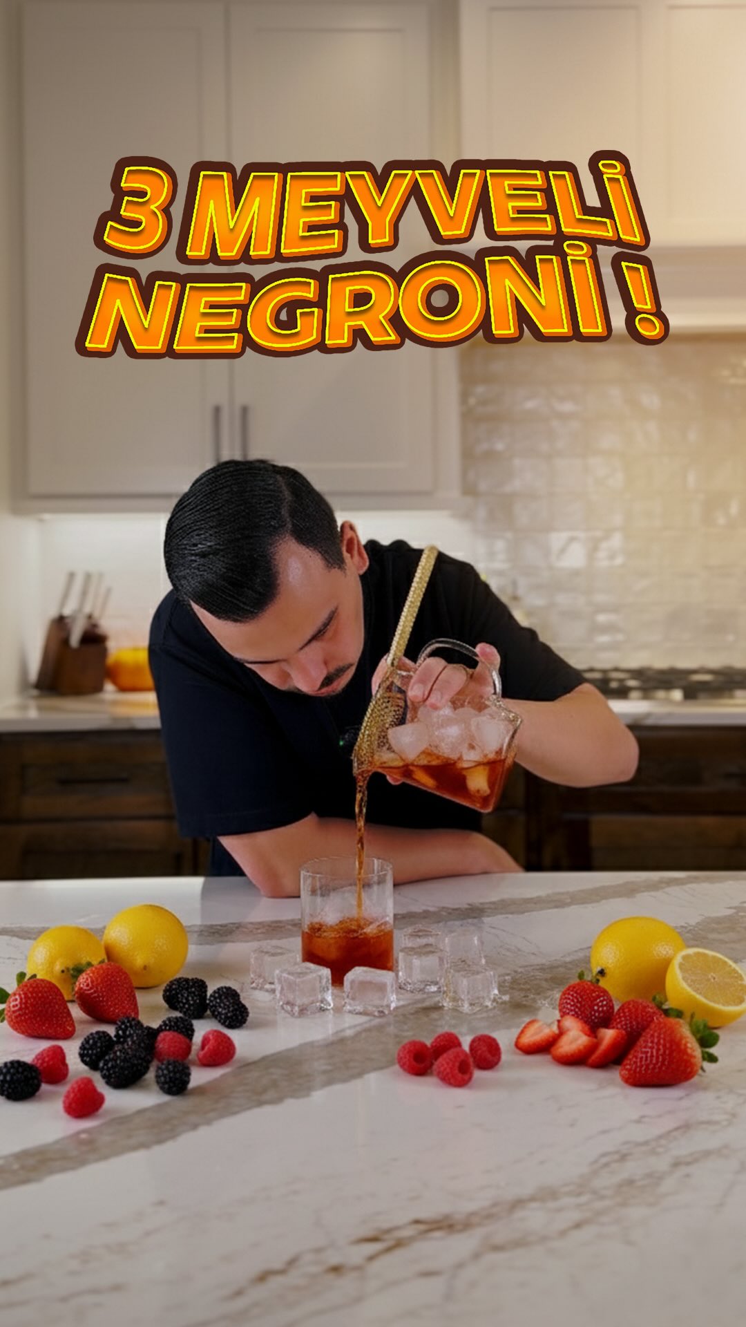 Üç Meyveli Negroni: Negroni Haftasına Özel Tarif