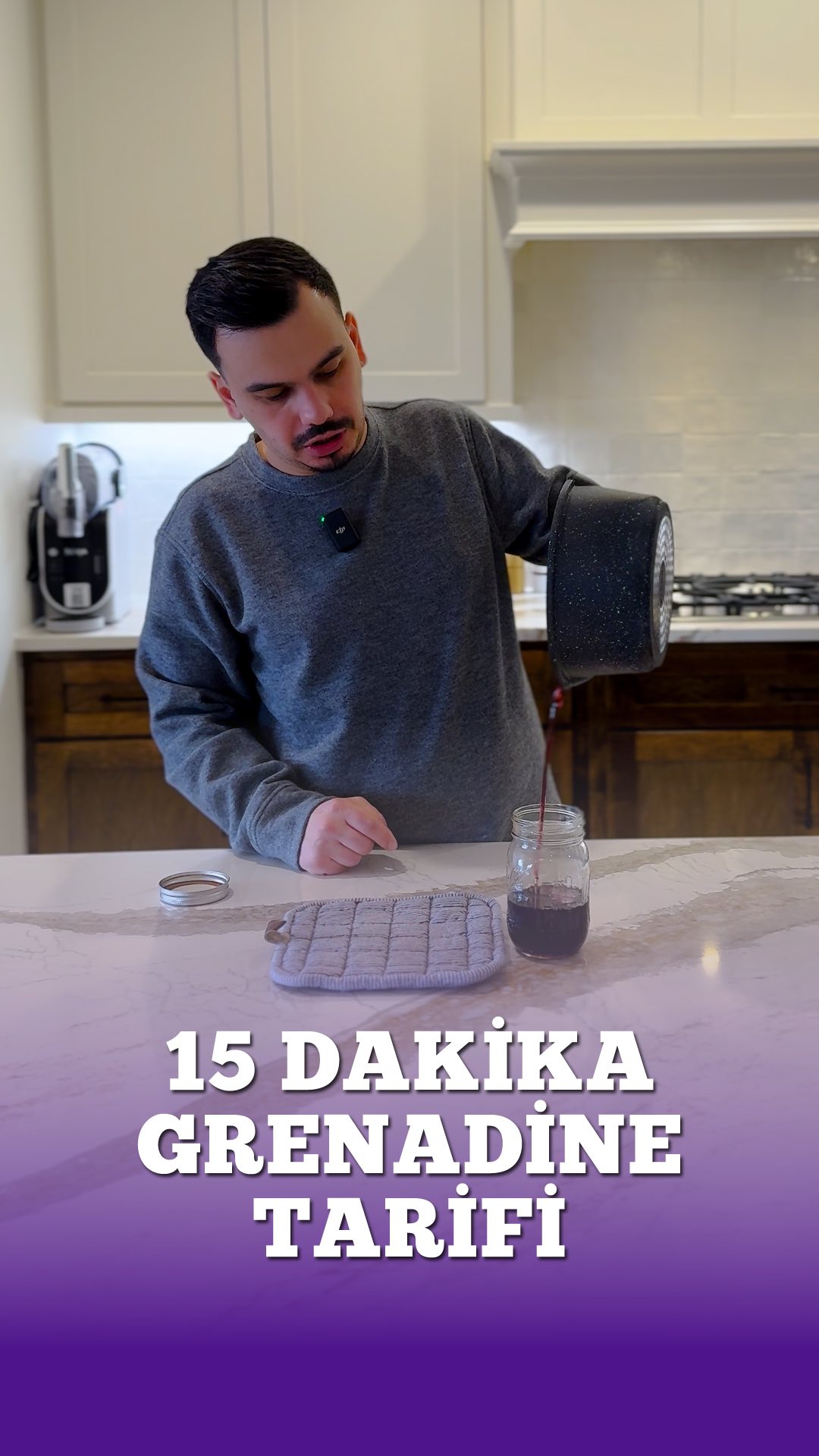 15 Dakikada Grenadine Nasıl Yapılır?