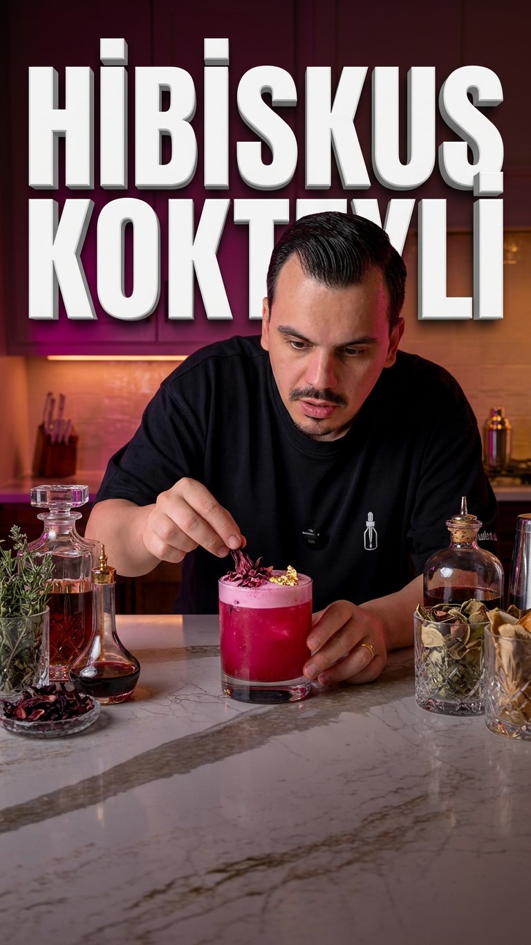 En İyi Hibiscus Kokteyli - Ev Yapımı Tarifi