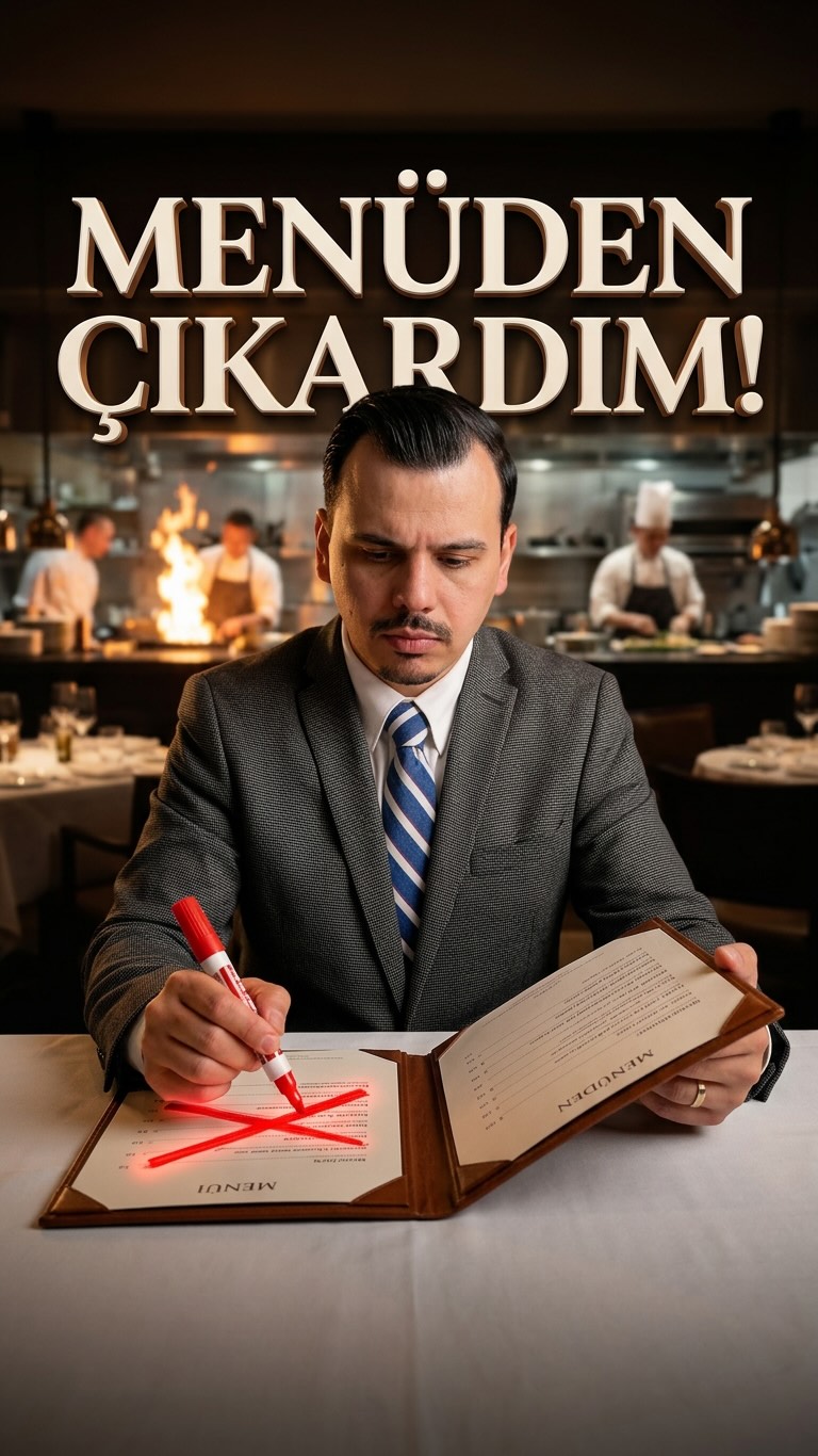 Neden En Çok Satan Yemeği Menüden Çıkardım?