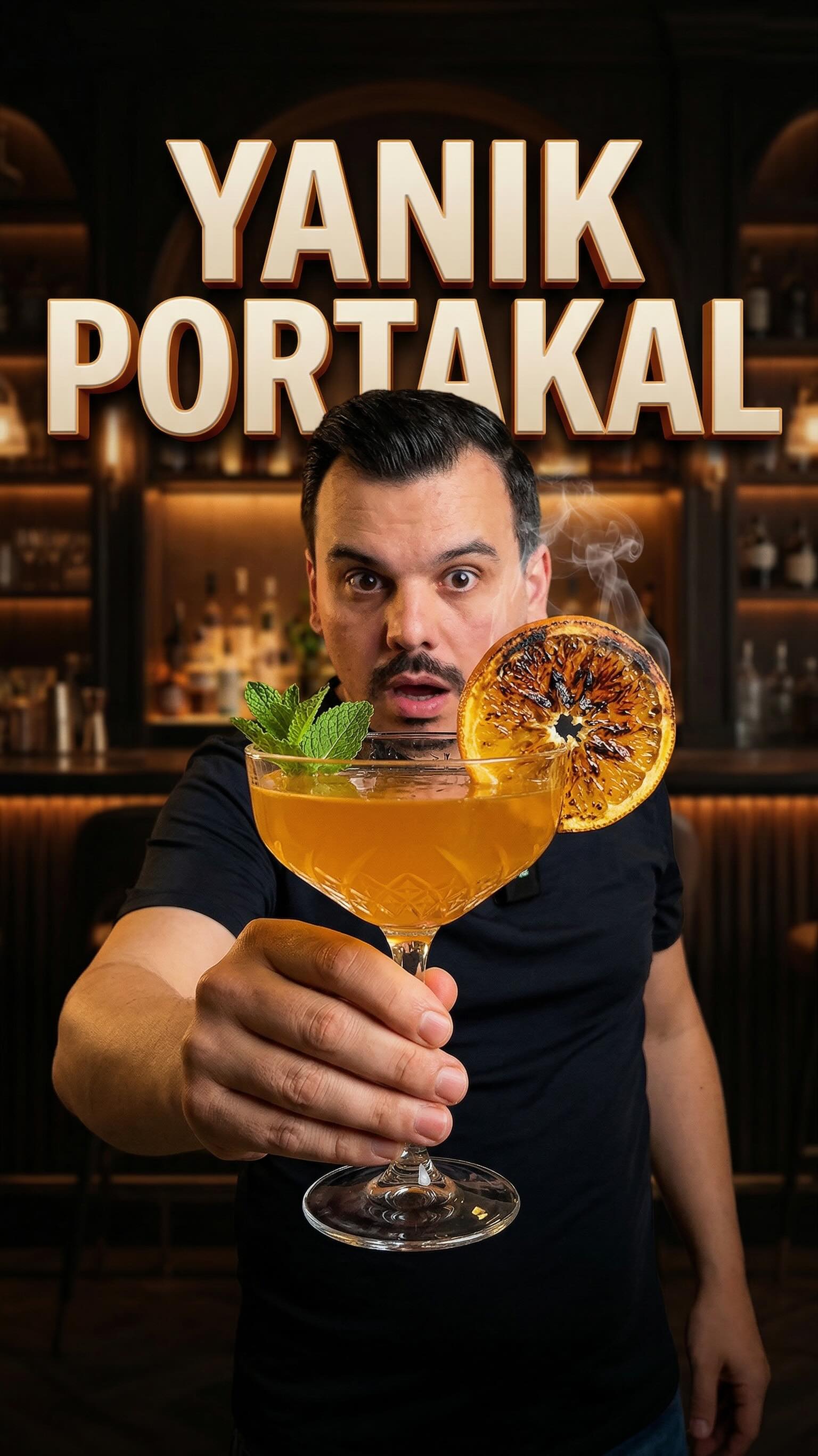 Whiskey Smash: Izgara Portakallı Klasik Kokteyl