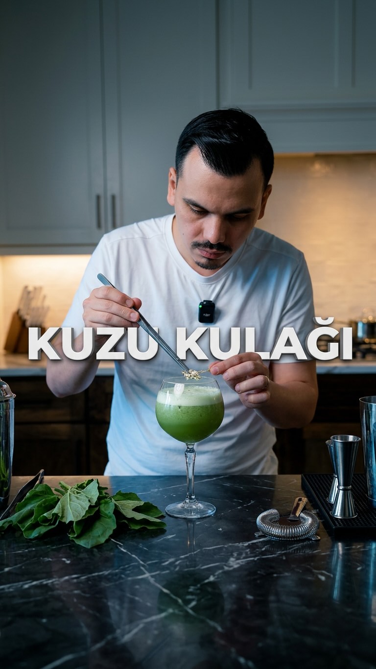 Kuzukulağı Kokteyli - Tuzlu Karamel ile
